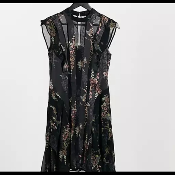 All Saints fleur Dress - Picture 4 of 9